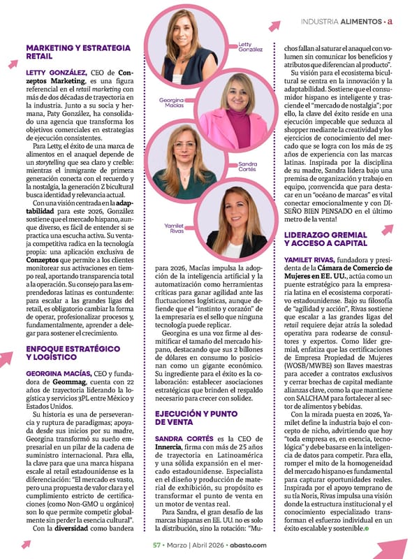 Abasto Magazine Marzo / abril 2026 SPANISH - Page 81