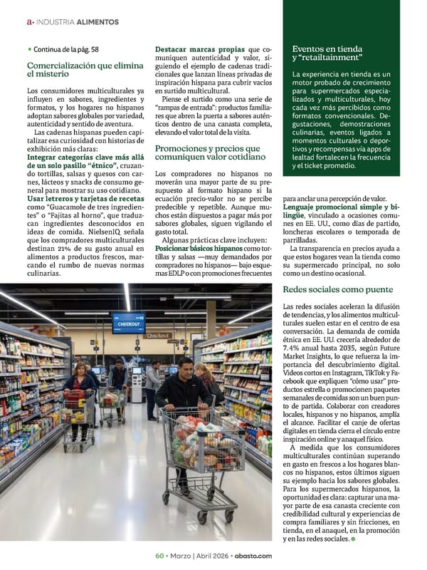 Abasto Magazine Marzo / abril 2026 SPANISH - Page 84
