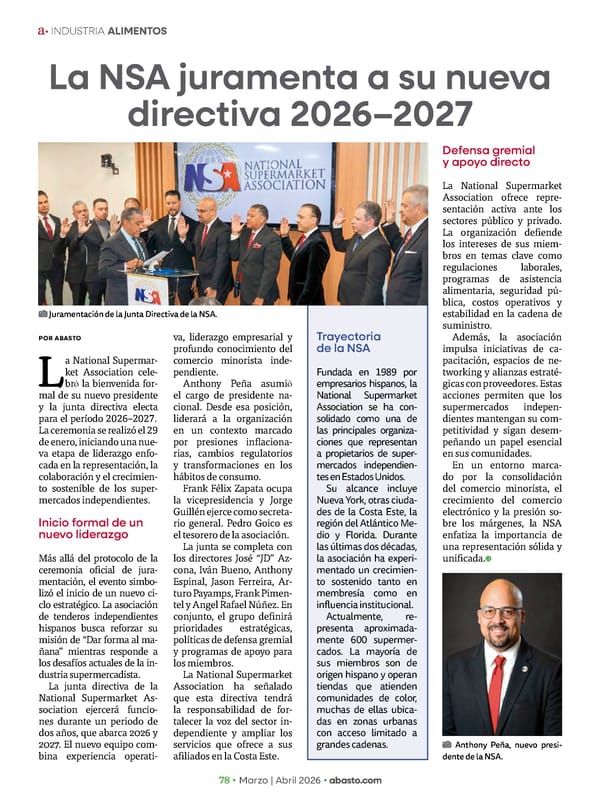 Abasto Magazine Marzo / abril 2026 SPANISH - Page 102