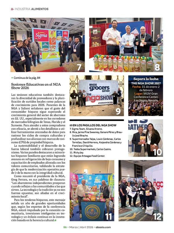 Abasto Magazine Marzo / abril 2026 SPANISH - Page 110