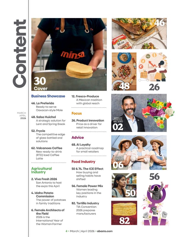 Abasto Magazine March / April 2026 ENGLISH - Page 4