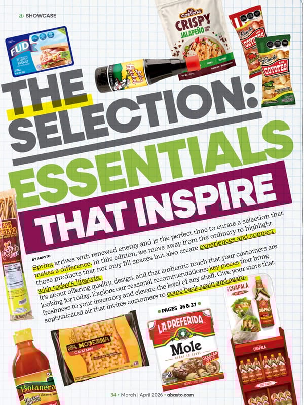 Abasto Magazine March / April 2026 ENGLISH - Page 34