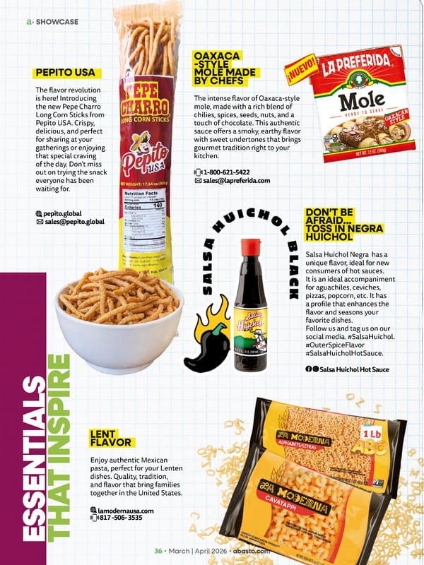 Abasto Magazine March / April 2026 ENGLISH - Page 36