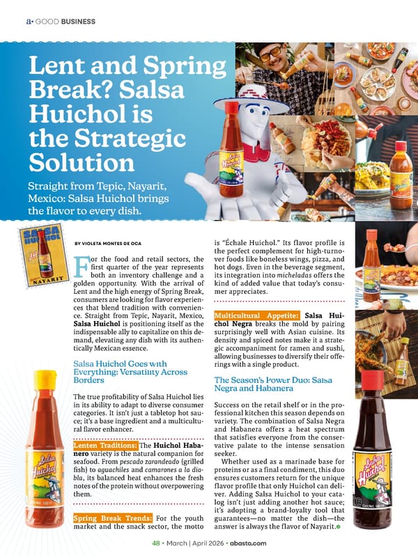 Abasto Magazine March / April 2026 ENGLISH - Page 48