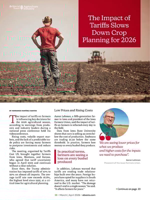 Abasto Magazine March / April 2026 ENGLISH - Page 68