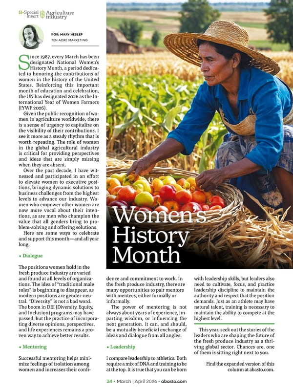 Abasto Magazine March / April 2026 ENGLISH - Page 74