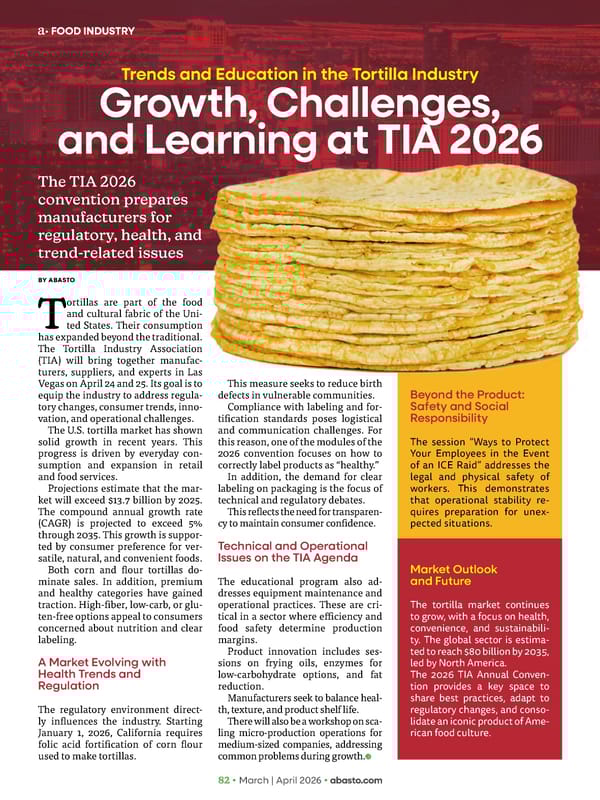 Abasto Magazine March / April 2026 ENGLISH - Page 106