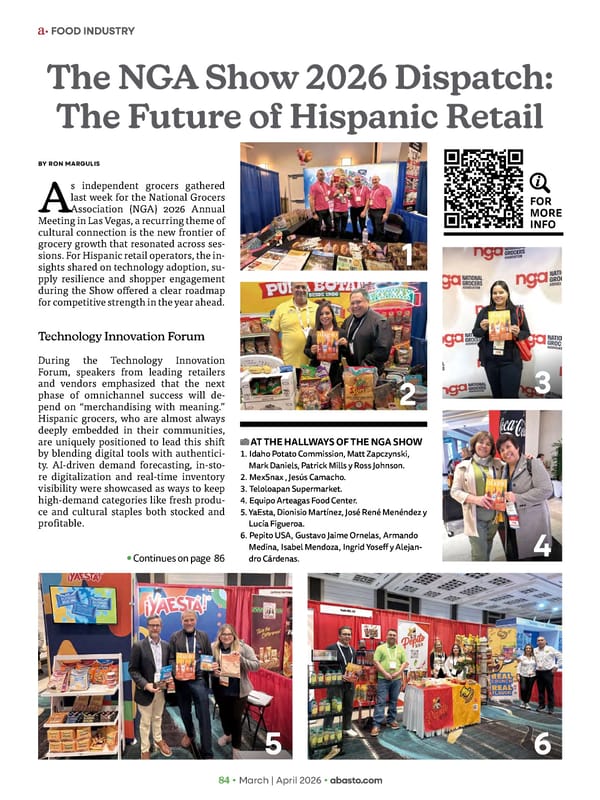 Abasto Magazine March / April 2026 ENGLISH - Page 108