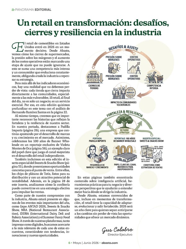 Abasto Magazine - May/June 2026 SPANISH - Page 6