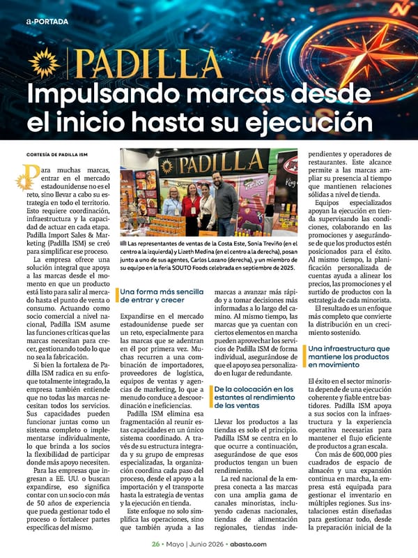 Abasto Magazine - May/June 2026 SPANISH - Page 26