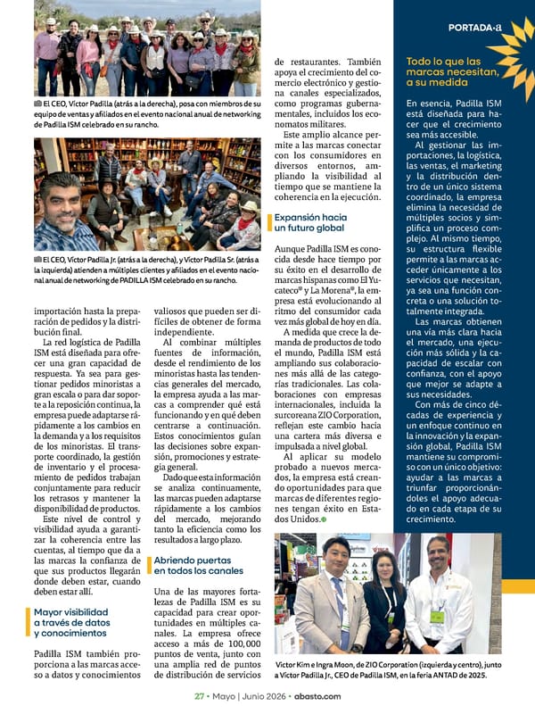 Abasto Magazine - May/June 2026 SPANISH - Page 27
