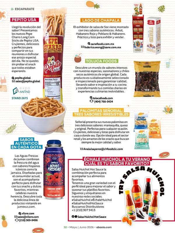 Abasto Magazine - May/June 2026 SPANISH - Page 32