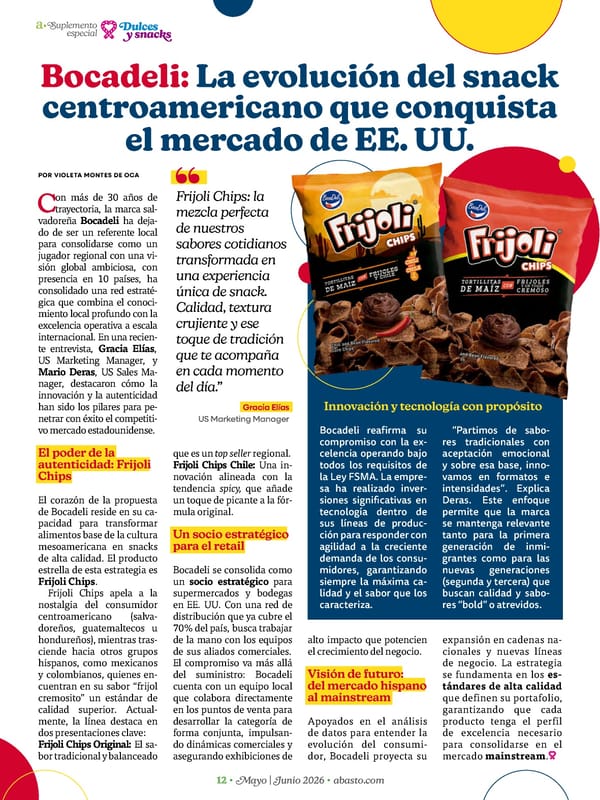 Abasto Magazine - May/June 2026 SPANISH - Page 62