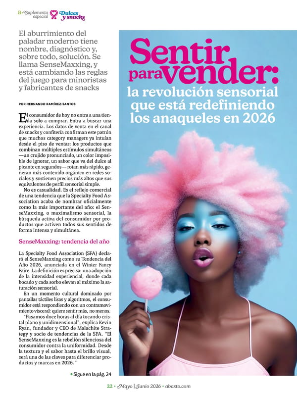 Abasto Magazine - May/June 2026 SPANISH - Page 72