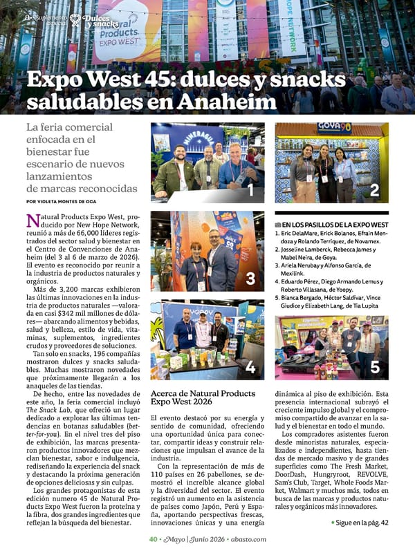 Abasto Magazine - May/June 2026 SPANISH - Page 90