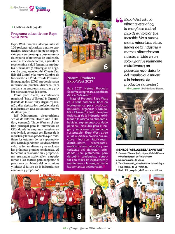 Abasto Magazine - May/June 2026 SPANISH - Page 92