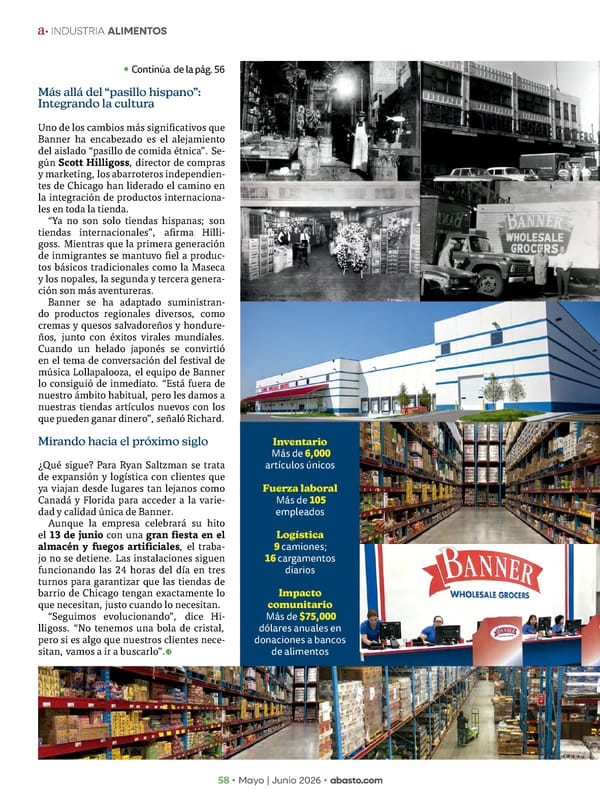 Abasto Magazine - May/June 2026 SPANISH - Page 106