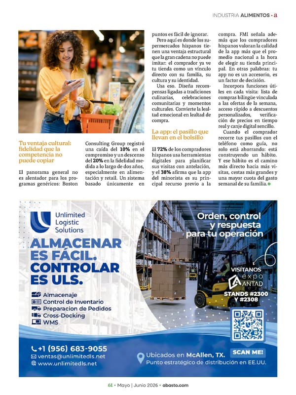 Abasto Magazine - May/June 2026 SPANISH - Page 109