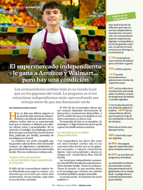 Abasto Magazine - May/June 2026 SPANISH - Page 118