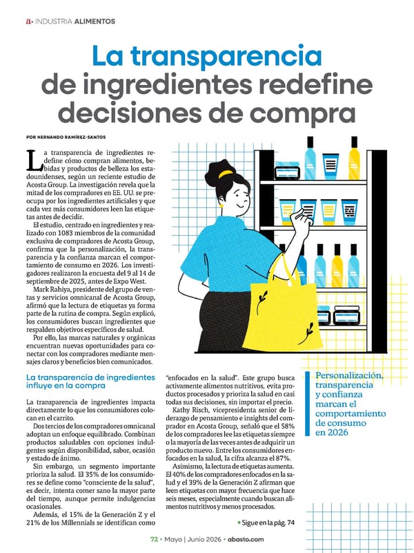 Abasto Magazine - May/June 2026 SPANISH - Page 120