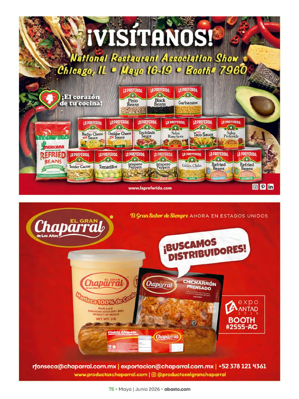 Abasto Magazine - May/June 2026 SPANISH - Page 123