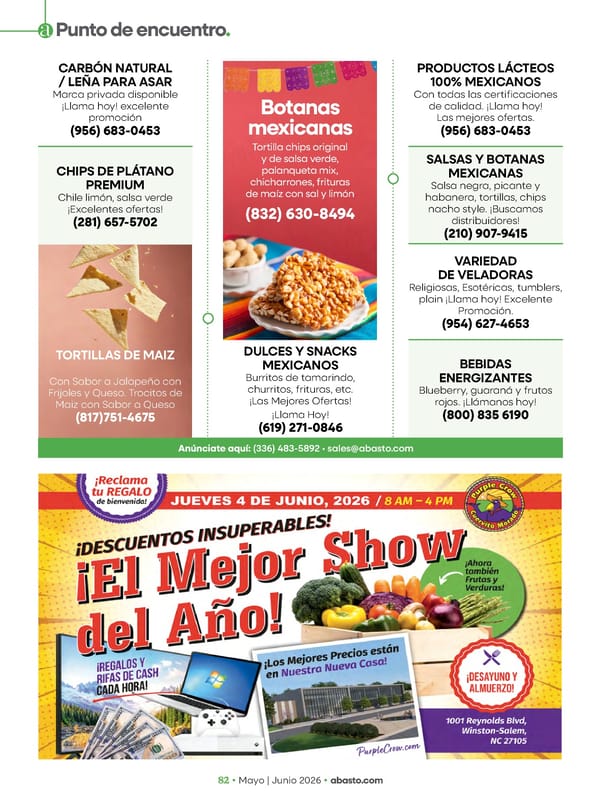 Abasto Magazine - May/June 2026 SPANISH - Page 130
