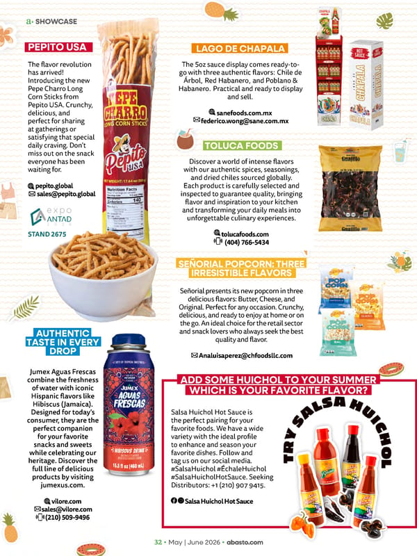 Abasto Magazine - May/June 2026 ENGLISH - Page 32