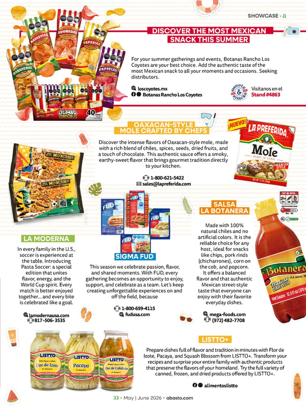 Abasto Magazine - May/June 2026 ENGLISH - Page 33