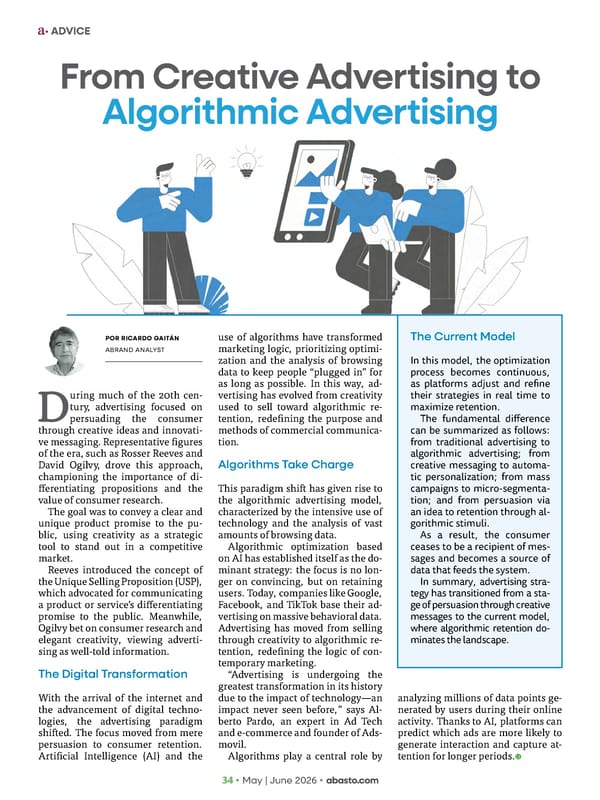 Abasto Magazine - May/June 2026 ENGLISH - Page 34