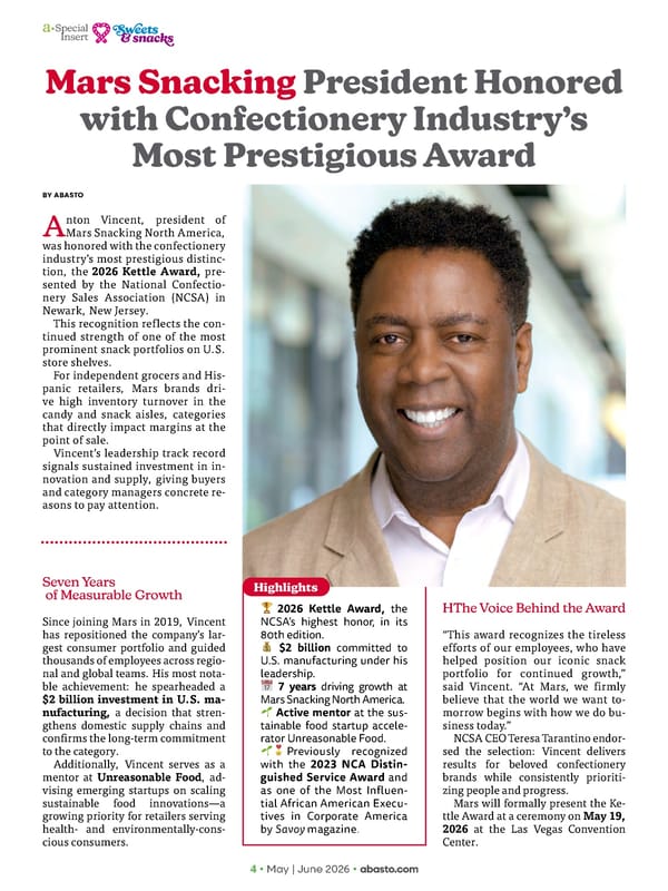 Abasto Magazine - May/June 2026 ENGLISH - Page 54