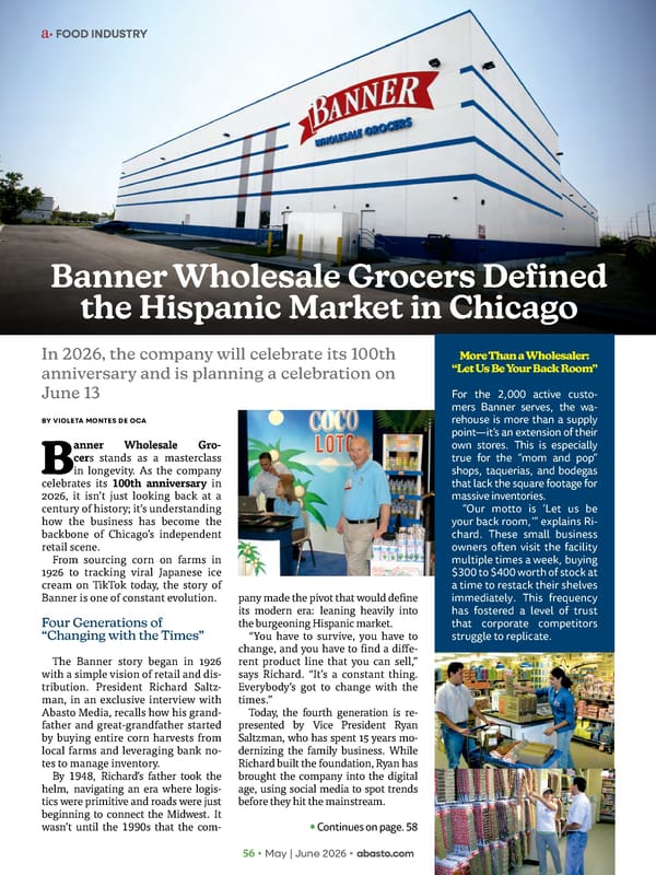 Abasto Magazine - May/June 2026 ENGLISH - Page 104