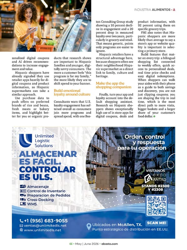 Abasto Magazine - May/June 2026 ENGLISH - Page 109