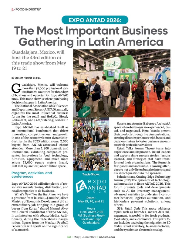 Abasto Magazine - May/June 2026 ENGLISH - Page 110