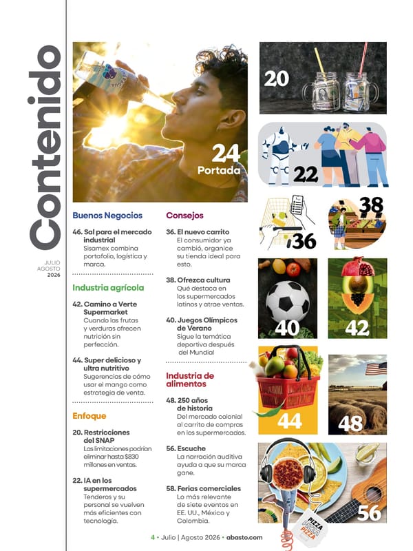 Abasto Magazine - Julio / agosto 2026 - Page 4