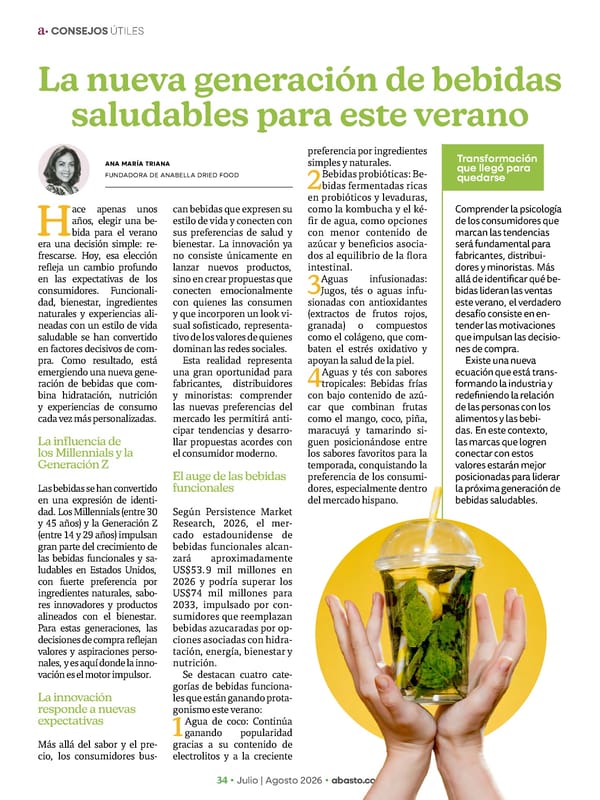 Abasto Magazine - Julio / agosto 2026 - Page 34