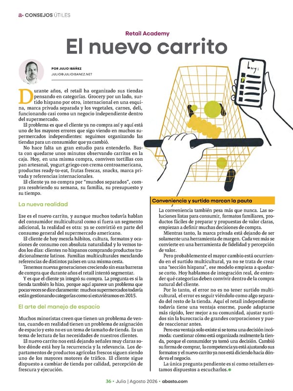 Abasto Magazine - Julio / agosto 2026 - Page 36