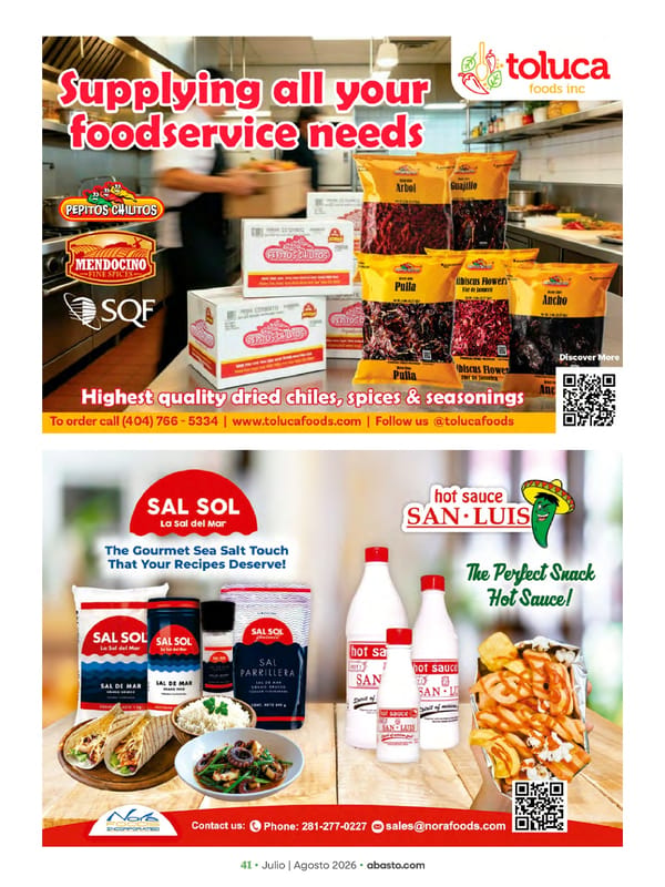 Abasto Magazine - Julio / agosto 2026 - Page 41