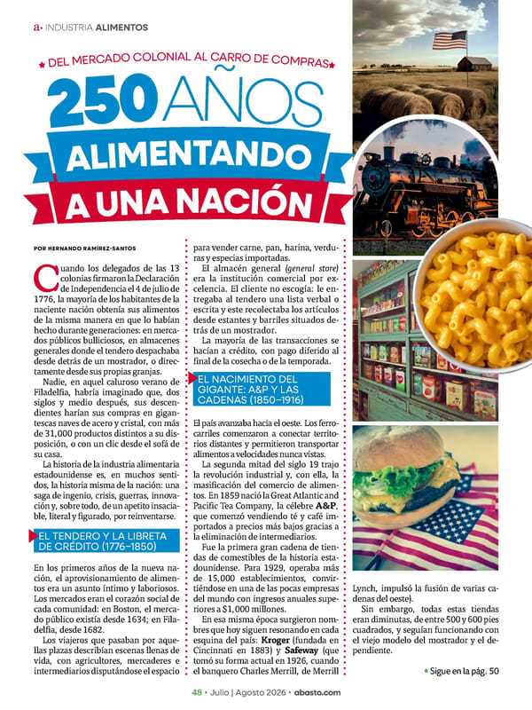 Abasto Magazine - Julio / agosto 2026 - Page 48