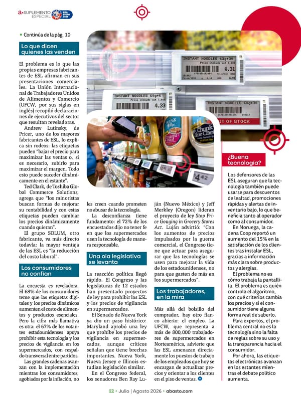 Abasto Magazine - Julio / agosto 2026 - Page 62