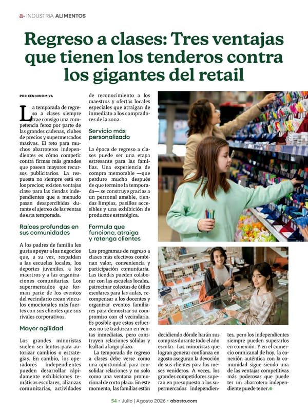 Abasto Magazine - Julio / agosto 2026 - Page 70