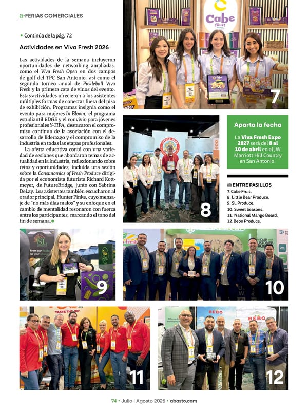 Abasto Magazine - Julio / agosto 2026 - Page 90