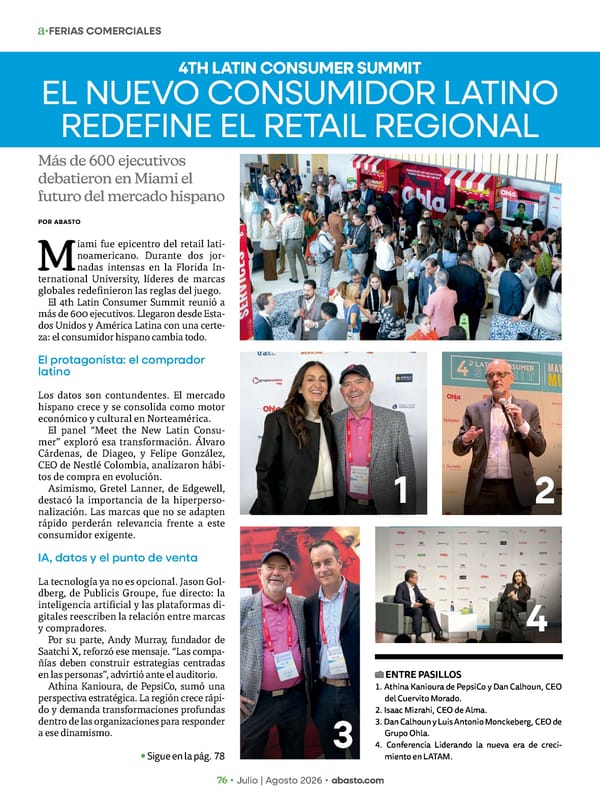 Abasto Magazine - Julio / agosto 2026 - Page 92