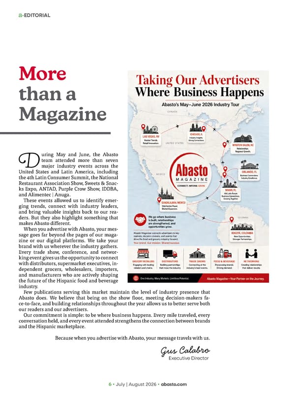 Abasto Magazine - July/August 2026 english - Page 6