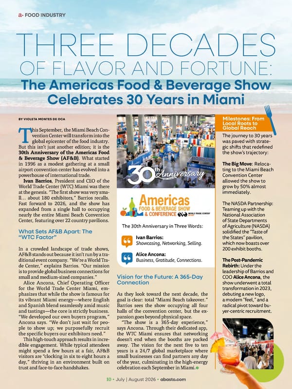 Abasto Magazine - July/August 2026 english - Page 10
