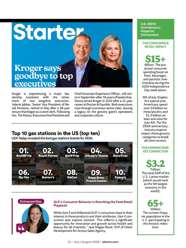 Abasto Magazine - July/August 2026 english - Page 12