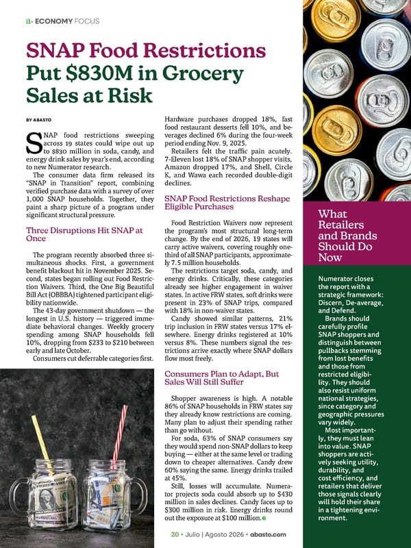 Abasto Magazine - July/August 2026 english - Page 20