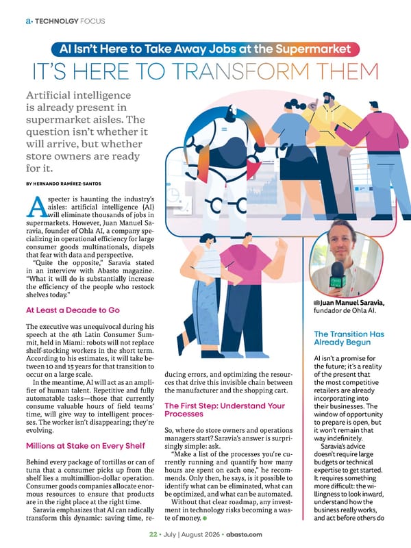 Abasto Magazine - July/August 2026 english - Page 22