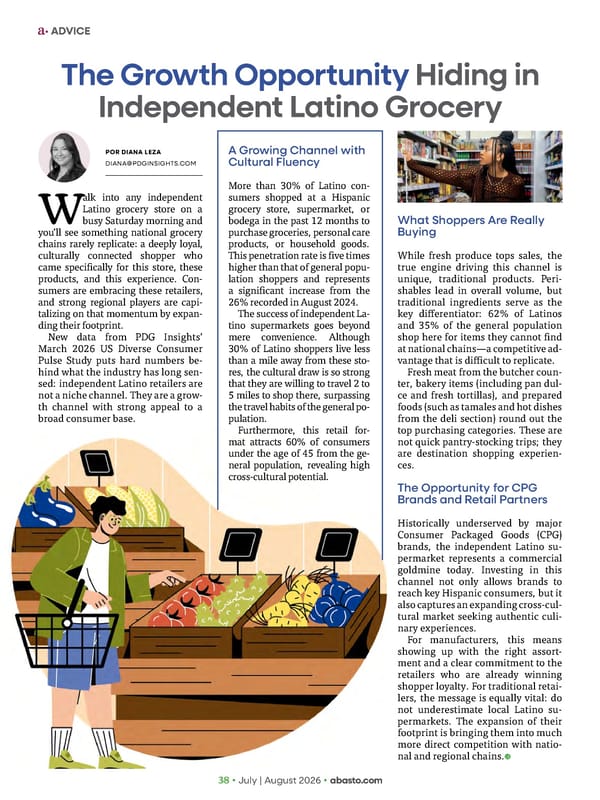 Abasto Magazine - July/August 2026 english - Page 38