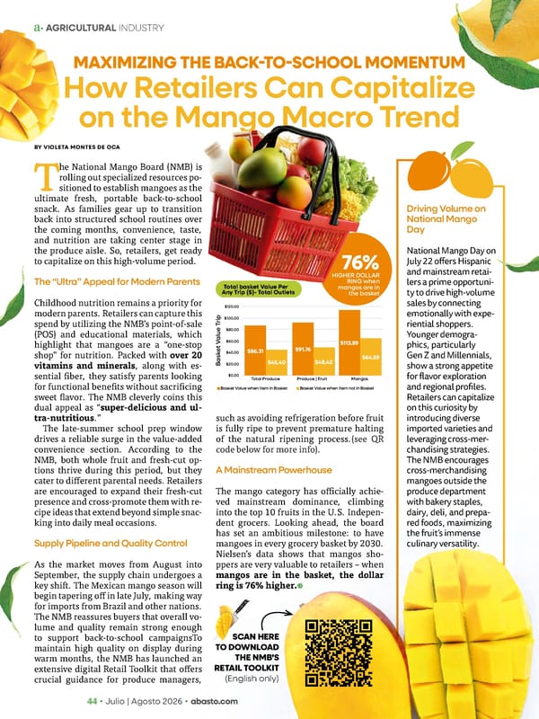 Abasto Magazine - July/August 2026 english - Page 44