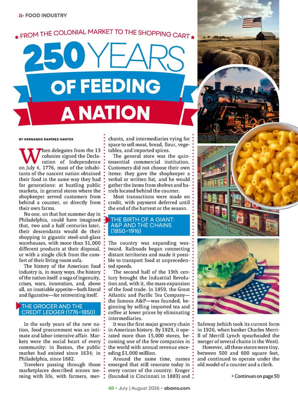 Abasto Magazine - July/August 2026 english - Page 48